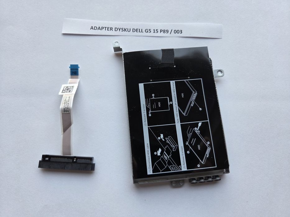Dell Inspiron 15 / Vostro 15 - Adapter dysku HDD/SSD SATA + KIESZEŃ+ Ś