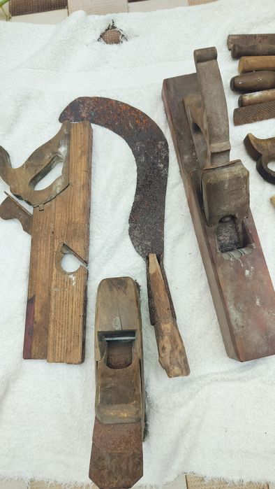 Ferramentas Antigas diversas lote completol