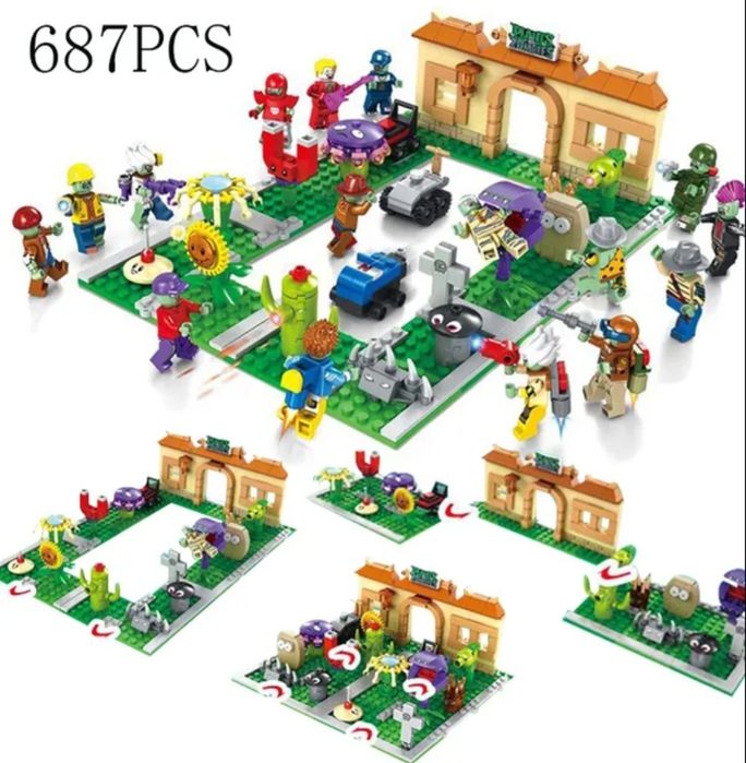 Конструктор Растения против зомби, PVZ: 1 299 грн. - Конструктори Одеса ...