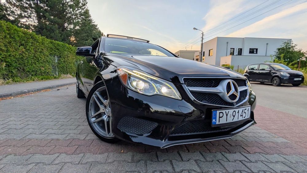 Mercedes-Benz Klasa E C207 E400 V6 Turbo benzyna 7G (333) AMG PACK, Pełne wyposażenie!