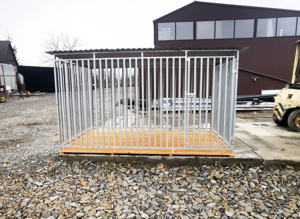 Kojec dla Psa 3x2m Bardzo Mocny z profili zamkniętych Podłoga GP267