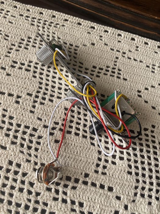Płyta regulacji głośności do gitary elektrycznej Telecaster części