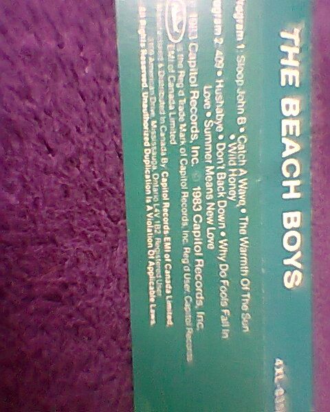 The Beach Boys 2 kasety magnetofonowe Capitol Records,Inc. EMI of Can