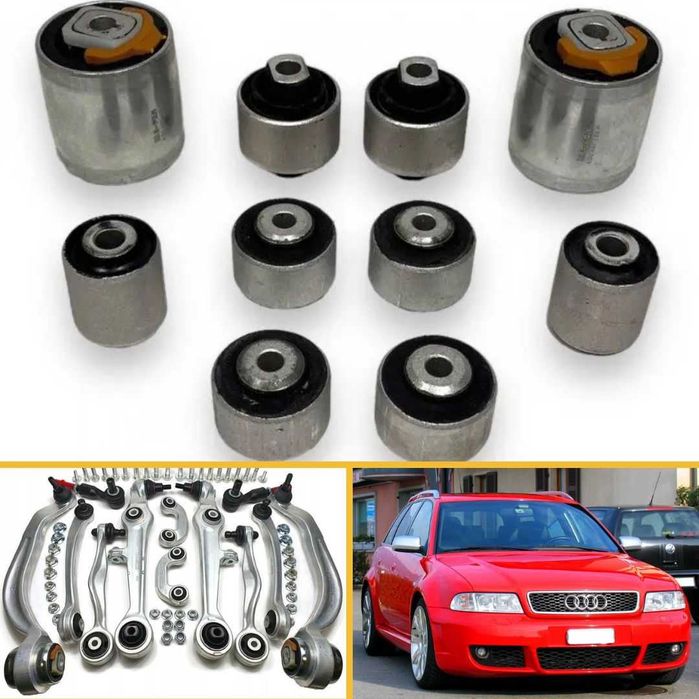 Сайлентблоки передніх важелів Audi A4 A6 VW B5 Skoda Super B ГАРАНТІЯ