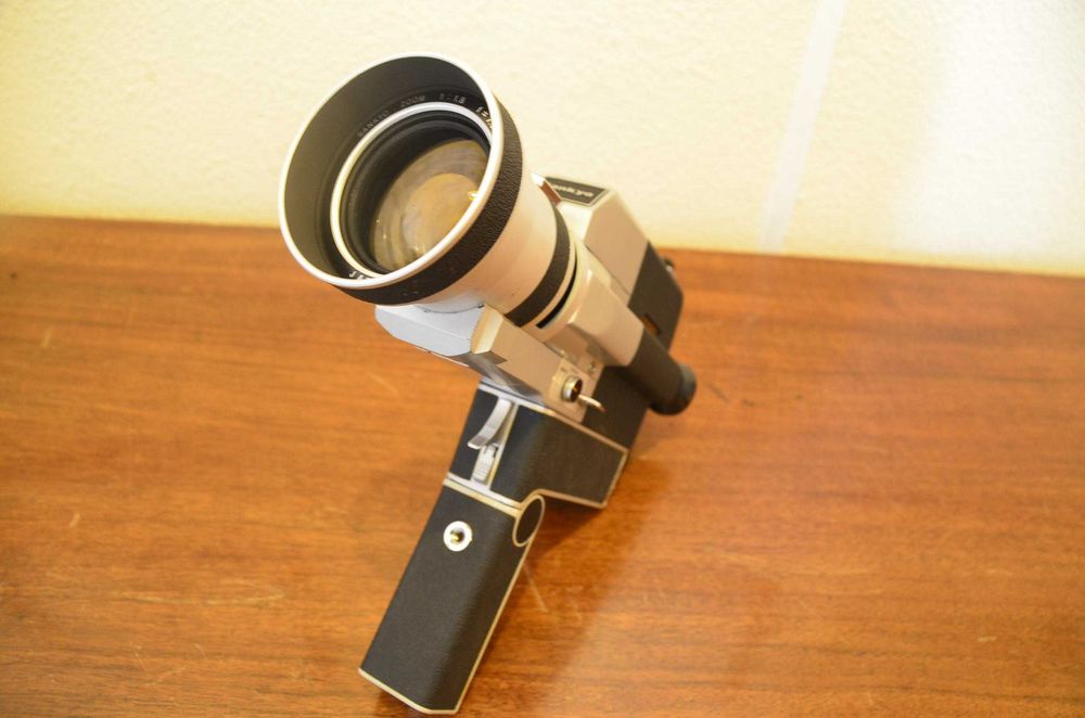 Cãmara de filmar Sankyo Super CM 8 - A funcionar