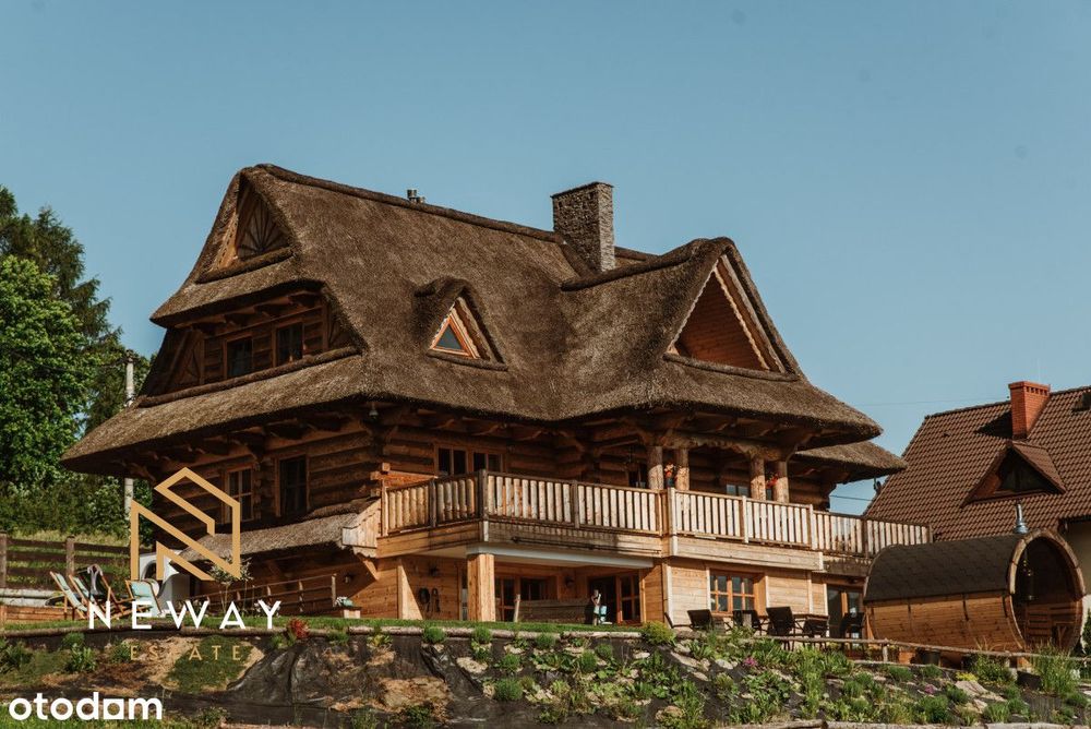 Wyjątkowy dom z bali z przepięknym widokiem!