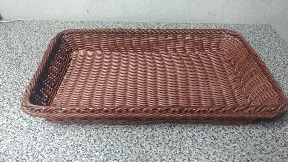 Cesto Retangular Castanho