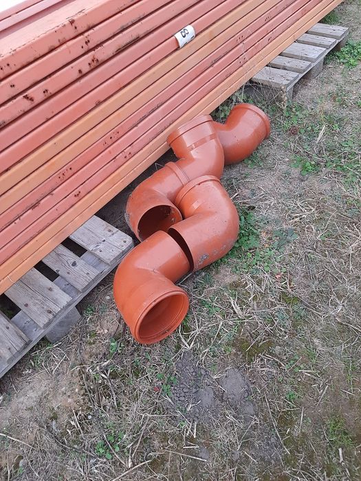 Kolano pcv fi 200  kanalizacja