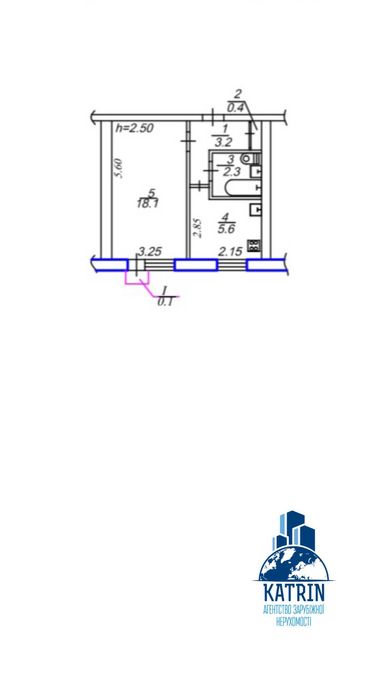 Продам 1 кімнатну квартиру вул. Галини Мазепи (С. Ковалевської ) Образцова Калинова