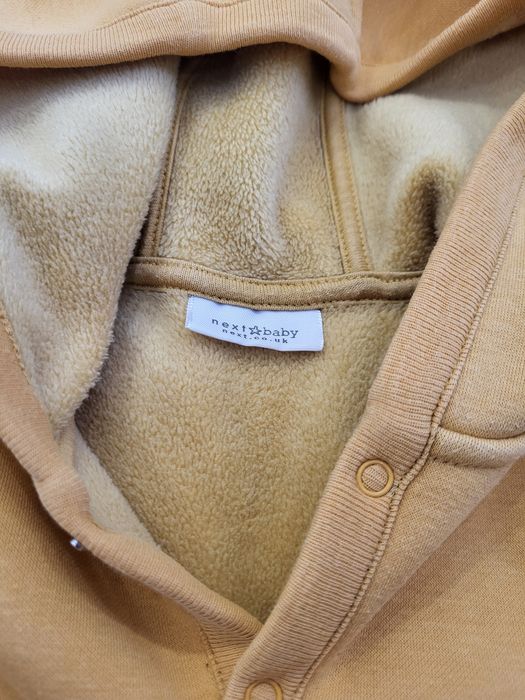 Kurtka bluza ocieplana next żółta 6-9 74