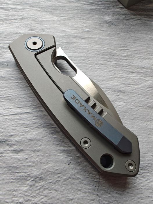 Нож премиум Maxace Meerkat титан суперсталь S90V