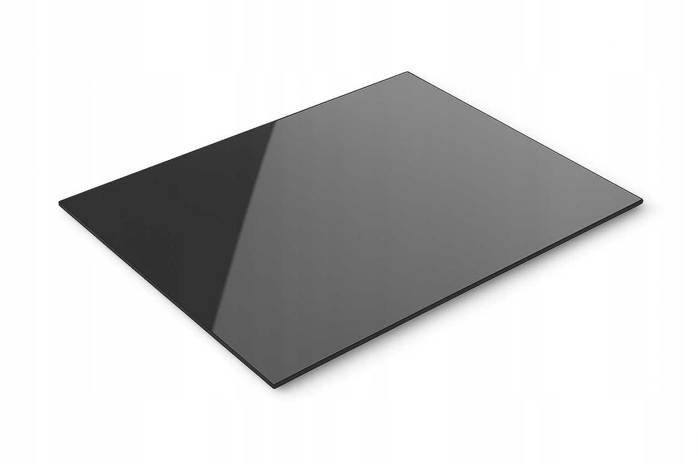 szyba hartowana pod kominek podstawa ochrona pod piec 80x60 czarna