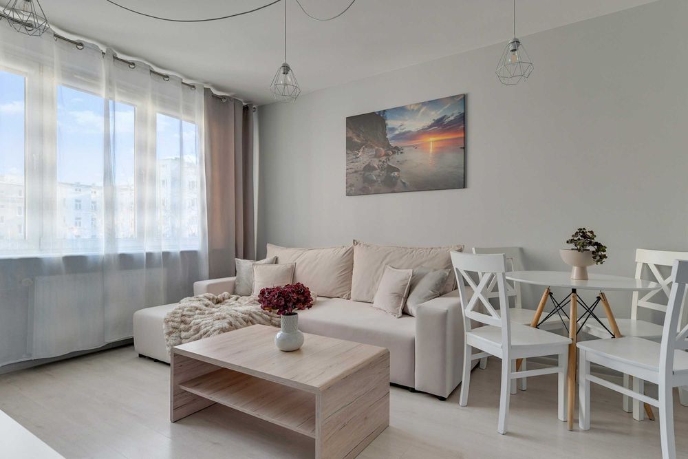 Nowoczesne 2-pokojowe mieszkanie w pełni wyposażone w centrum | 34 m² | Gdynia | Dostępne od 1 października