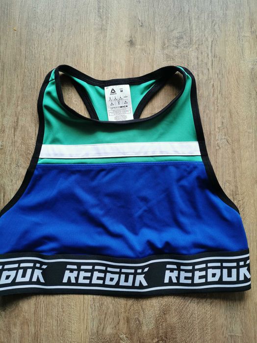 Top sportowy stanik do biegania fitness ćwiczeń joga biustonosz M 38