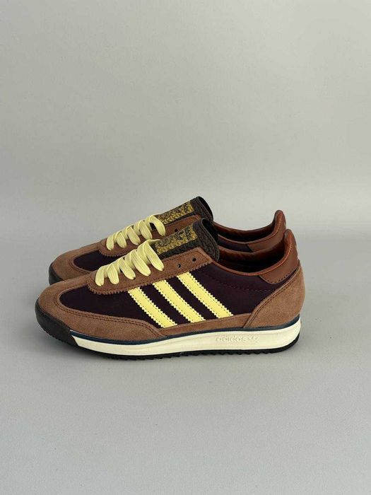 Кроссовки женские Adidas SL 72 OG Maroon Preloved Brown кросівки