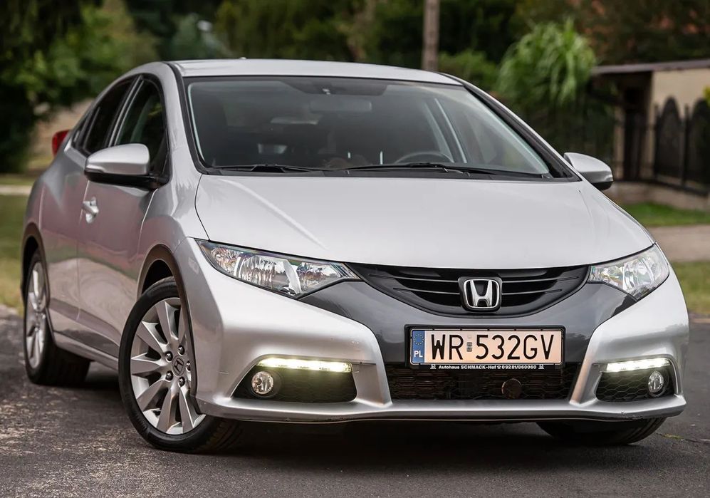 Honda Civic 2.2iDTEC 150KM Klimatronic Tempomat Kamera Cofania Zarejestrowany