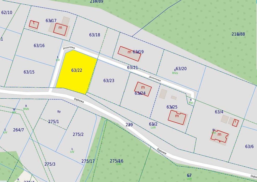 Działki pod zabudowę w Jakubowie