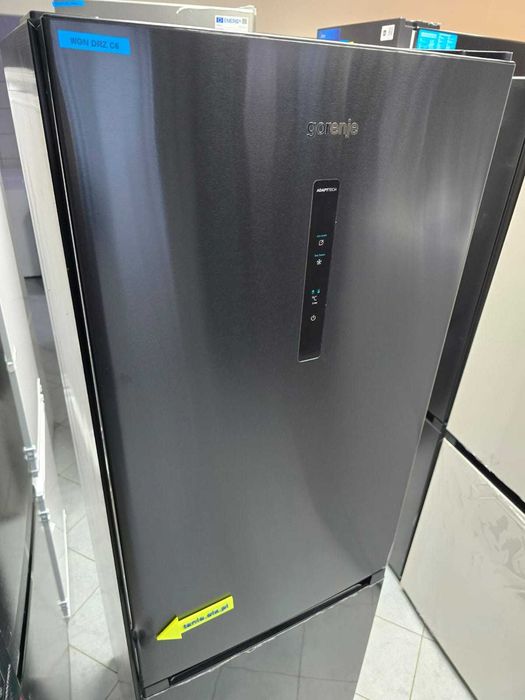 OUTLET nowa Lodówka Gorenje NRK619EABXL4 185 cm Czarna gwar 2 lata C6
