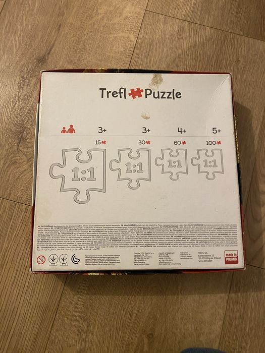 Puzzle trefl 4+ 4w1 Auta