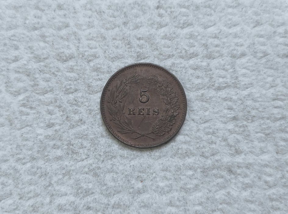 Moeda de 5 Reis 1906 - Bela