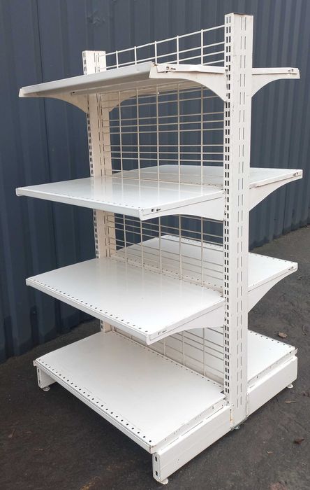 Торгові двосторонні стелажі "Колумб" 135х66 см., Б/у 11438