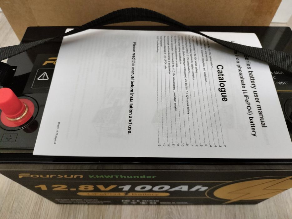 Аккумулятор 12.8v 100ah lifepo4 Forsun