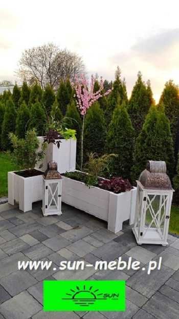 Donica drewniana 110x40x50 IMPREGNOWANA-KOLORY "" sun-meble.pl ""