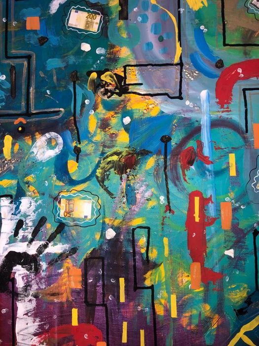 Pintura abstrata original