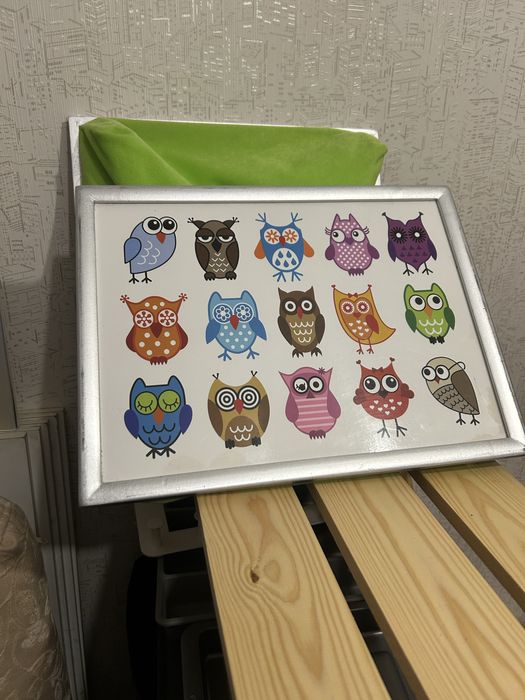 Столик-подставка, подушка Сова