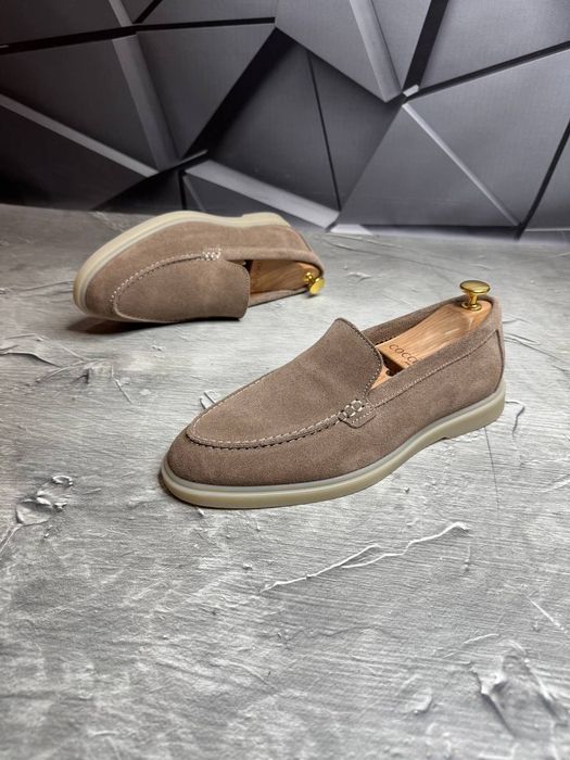 Лофери Замшеві Чоловічі LORO PIANA Mokka Suede! Туфли Лоферы Замшевые мужские! Мокасины Слипоны мужские Замшевые! Натуральная ЗАМША! Размеры 40-45!