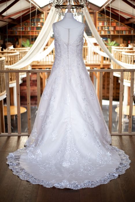 Весільна сукня berketex bride р.16 наш L-XL айворі-беж