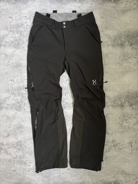 Женские трекинговые аутдорные мембранные штаны брюки Haglofs gore tex pants
