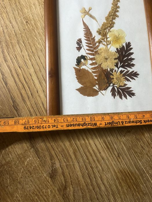 Obraz z suszonych kwiatów