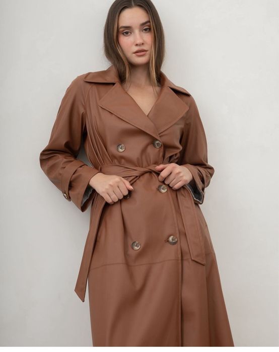 Продам тренч з екошкіри Week українский бренд