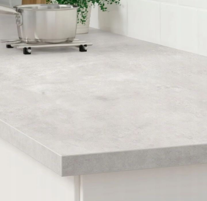 Blat kuchenny imitacja betonu jasny IKEA 63,5 x 2,8 x 246 cm