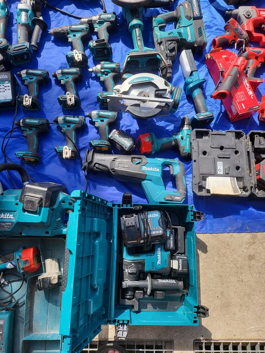 Zestaw narzędzi milwaukee dewalt makita