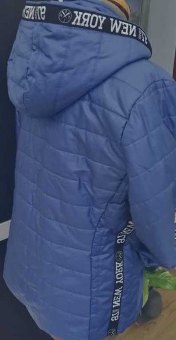 Kurtka pikowana kolor jeans