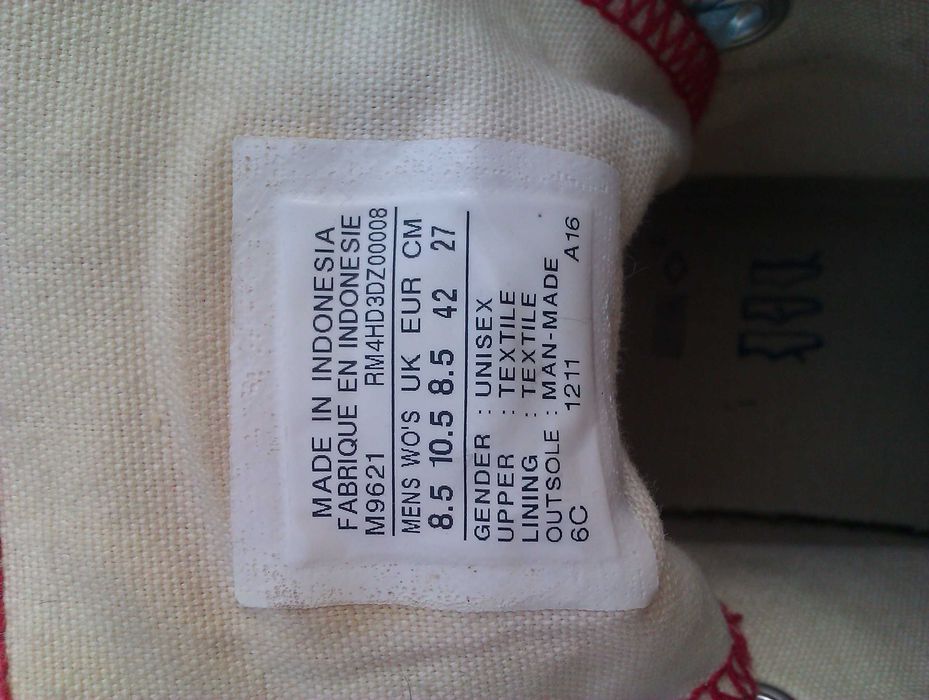 Converse All Star tamanho 42