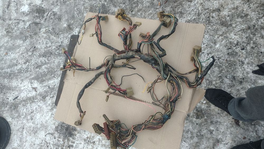 Підпанельна проводка 2109 висока панель