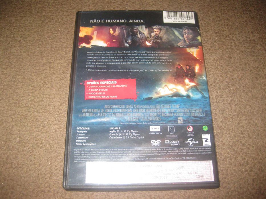 DVD "The Thing" by Matthijs van Heijningen Jr.64564347637123121