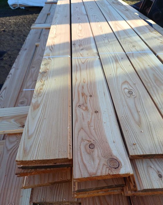 Deska tarasowa elewacyjna heblowana podłogowa półbal boazeria podbitka