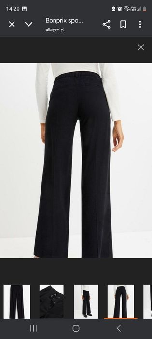 Spodnie szerokie bonprix 44