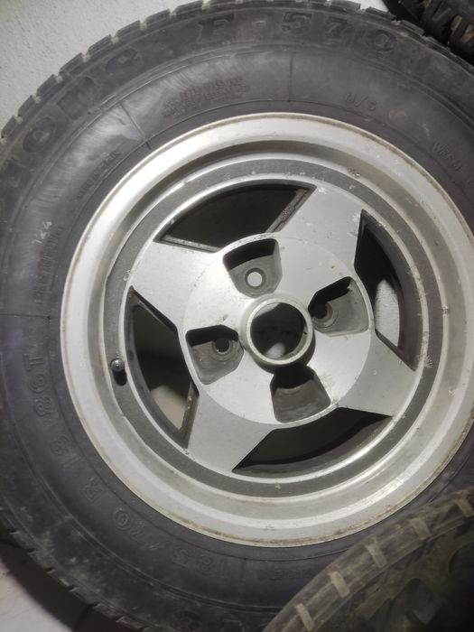 Jantes 13 4x100 com pneus