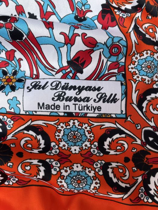 Jedwabna chusta z Bodrum – oryginalny turecki design!