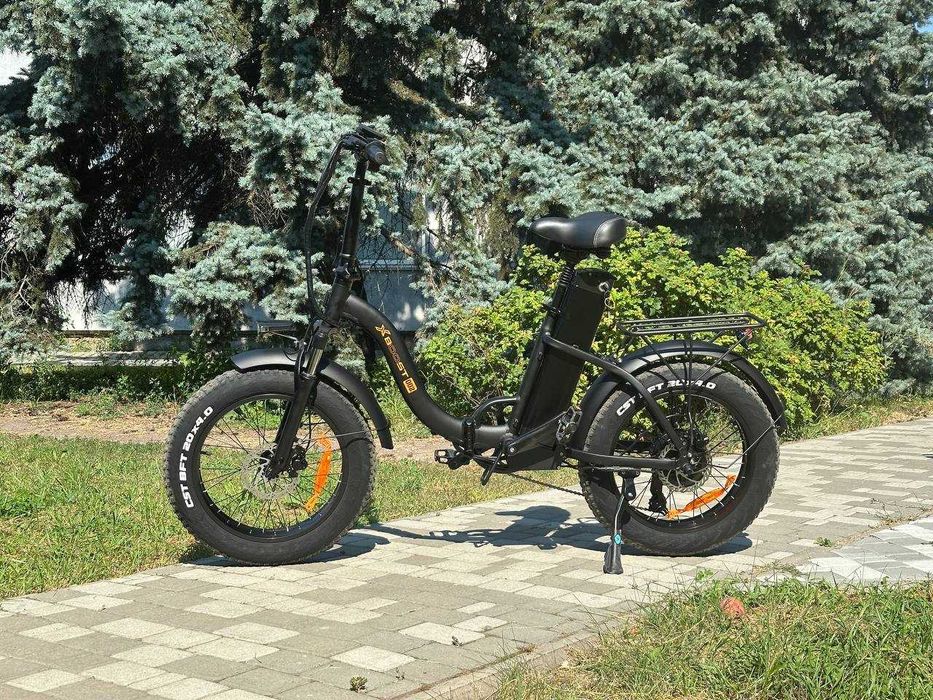 Електровелосипед X-BOOST OO2 (19 ампер | 600 Ват), Фетбайк на широких колесах+PAS асистент