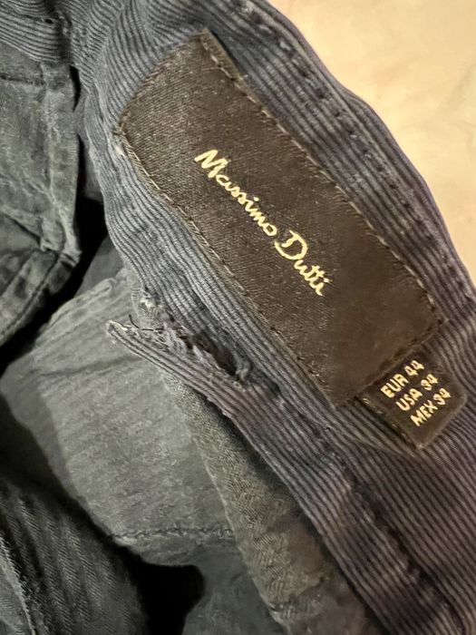 Granatowe spodnie Massimo Dutti