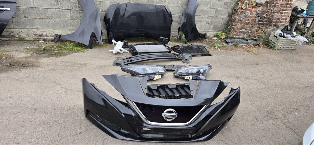 РОЗБОРКА Nissan Leaf ze1 40 62 2018 - 2025 року Ляда Кришка багажника Бампер задній Підсилювач Фонарь лівий правий Пластик багажника весь комплект