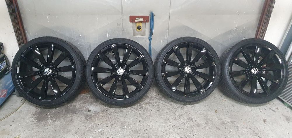 Alufelgi Lugano 5x112 opony jak nowe 235/35/19
