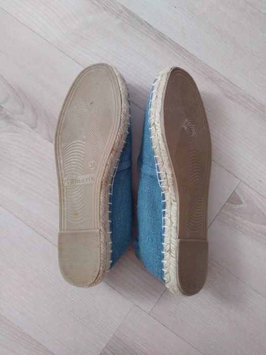 Nowe Espandryle jeansowe Tamaris 36