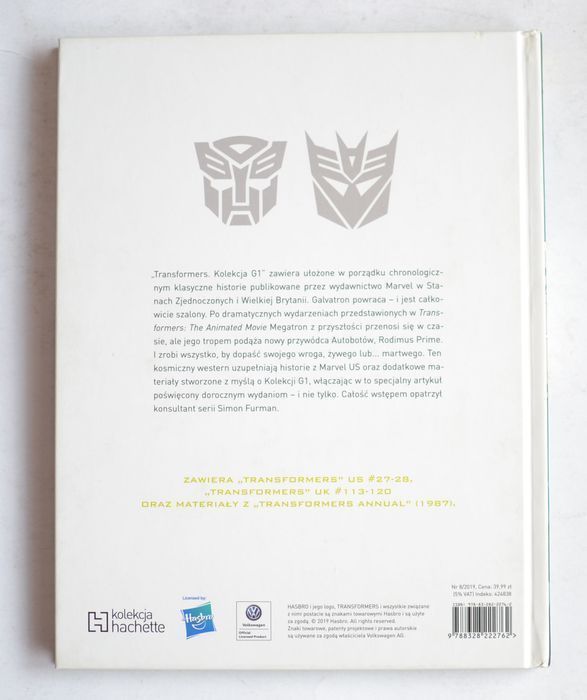 Komiks: Transformers Kolekcja G1 #8 Poszukiwany: Galvatron Hachette